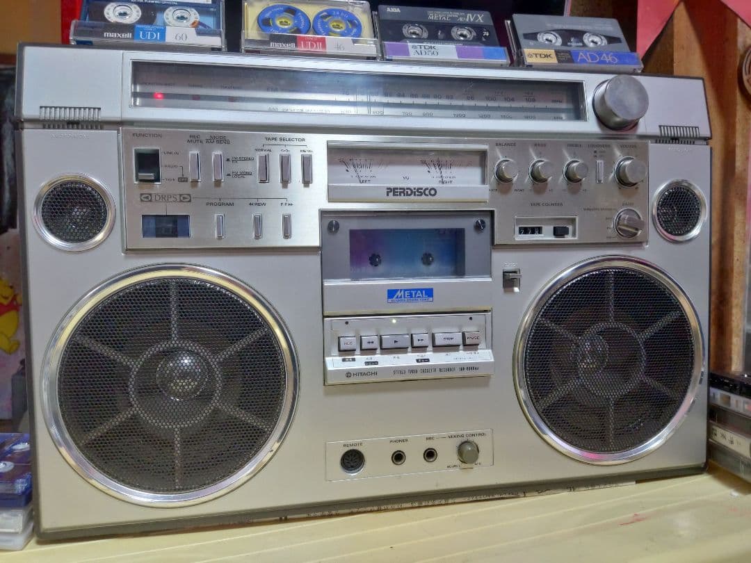 onih0926　高級バブルラジカセ　メタルテープ対応TRK-8600rm