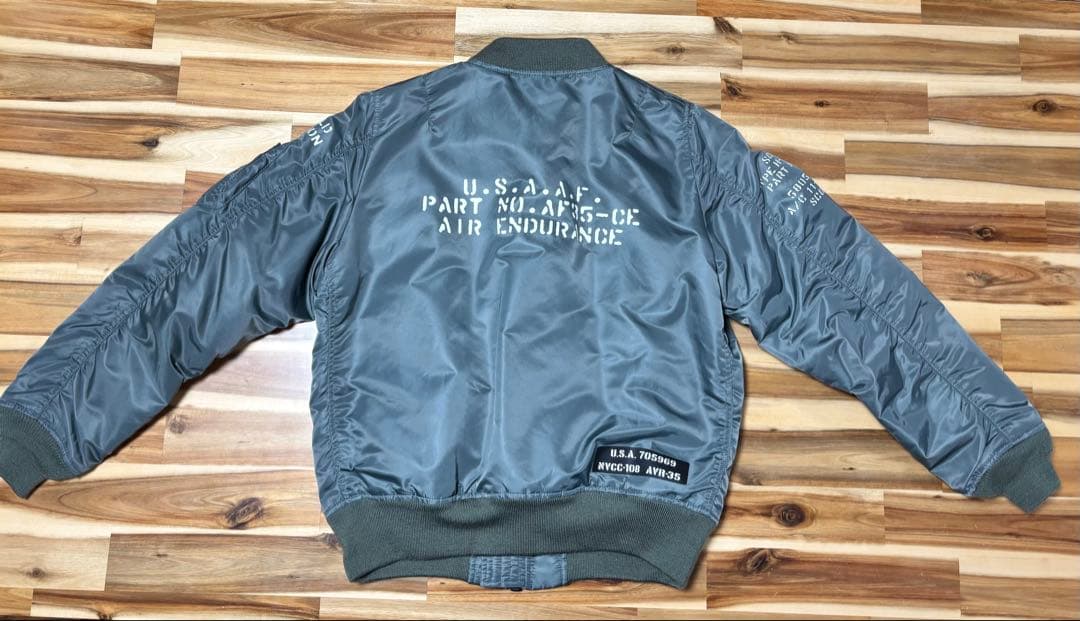 AVIREX MA-1 REBUILD フライトジャケット ステンシル M
