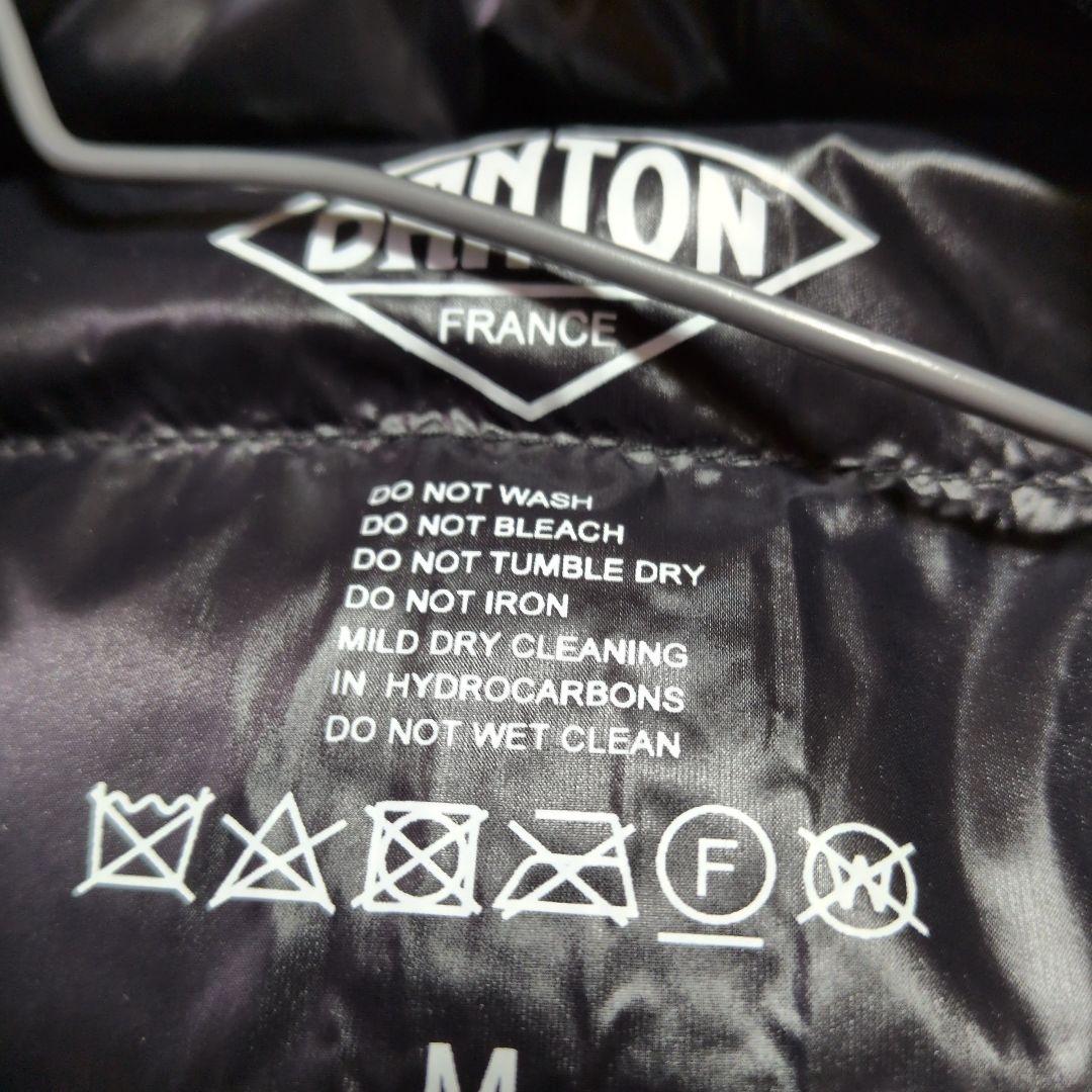 ダントン ブラック ダウンベスト 新品Mサイズレディスタグ付き