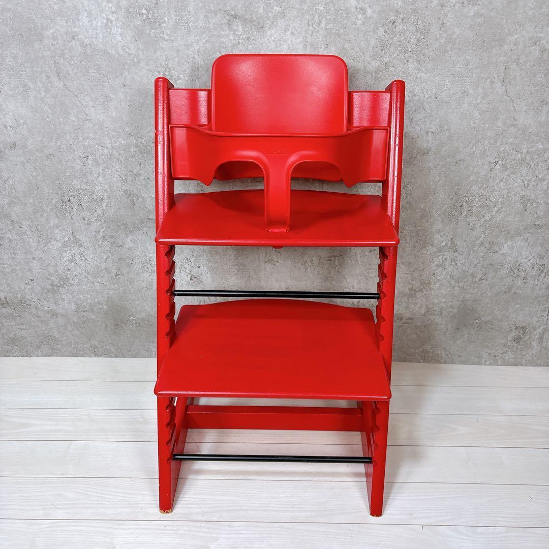 STOKKE ストッケ トリップトラップ シリアルNo3 レッド ベビーセット