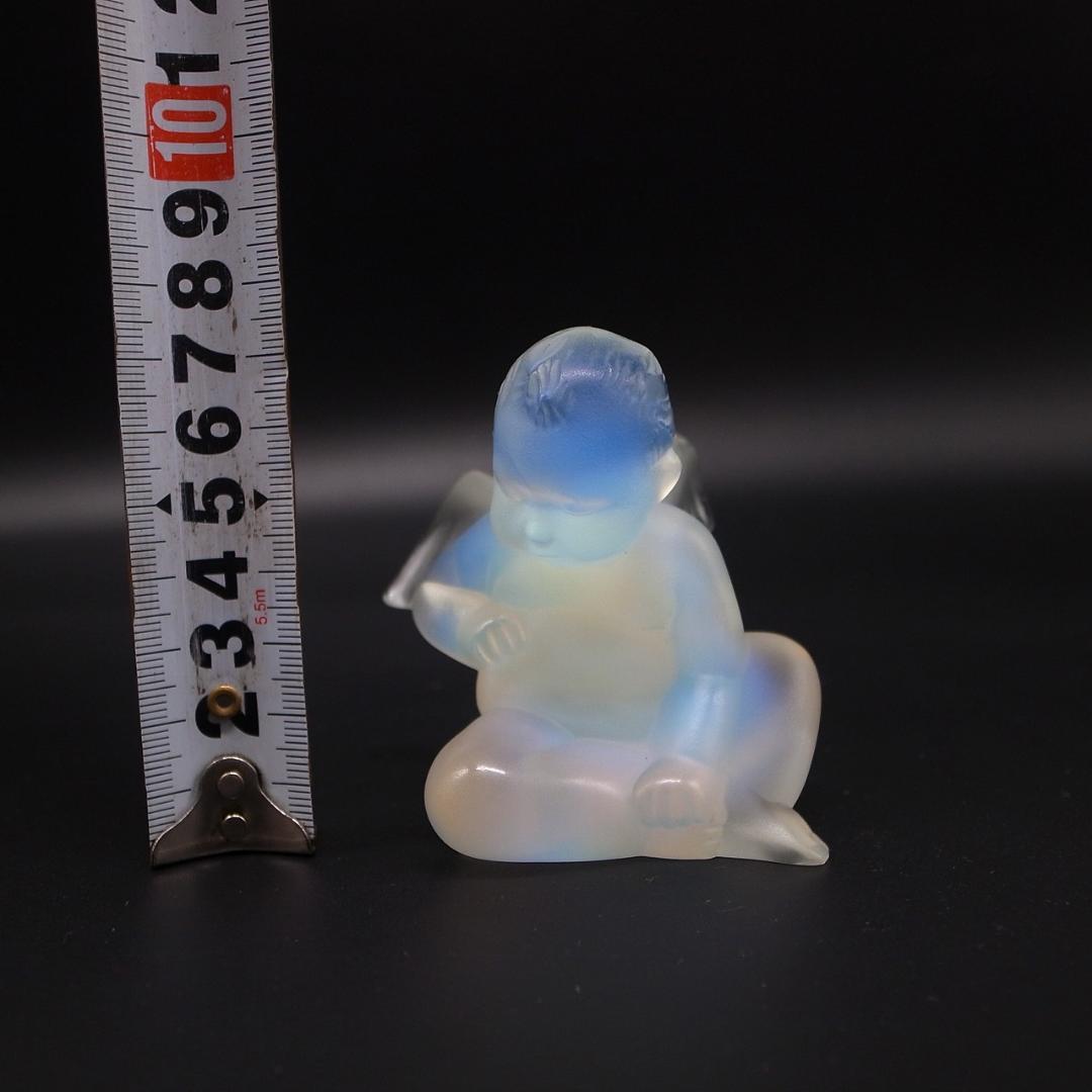 Lalique　ラリック　天使の置物　オパルセント フィギュリン