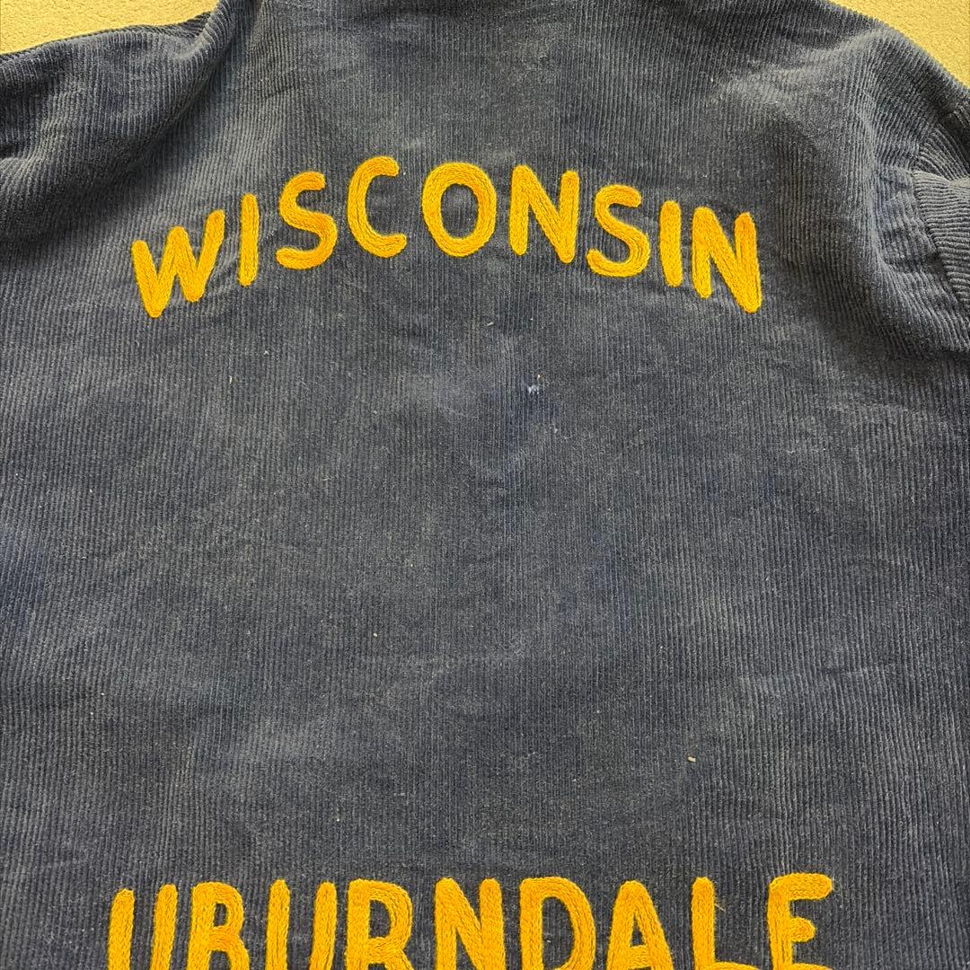 珍品 80s FFA ジャケット ネイビー ワッペンなし