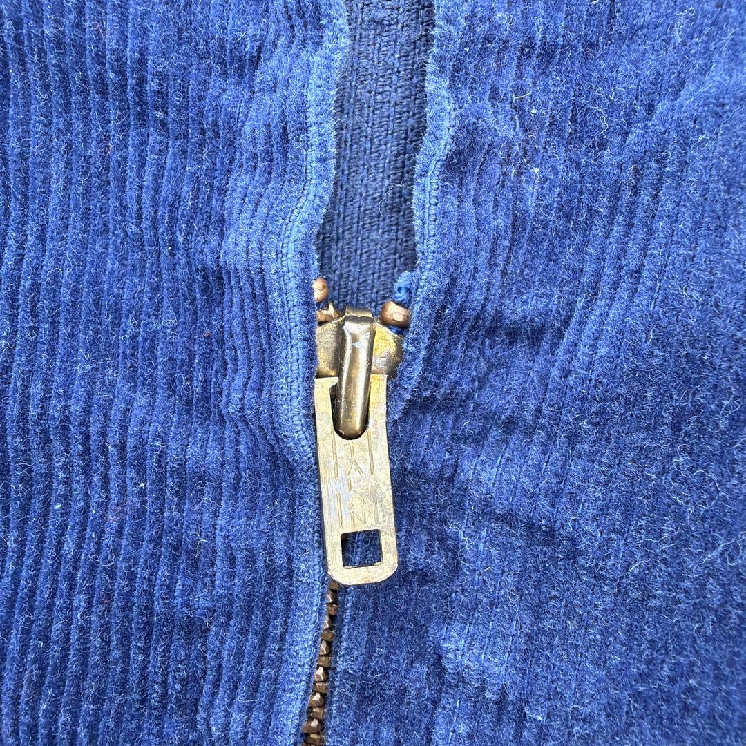 珍品 80s FFA ジャケット ネイビー ワッペンなし