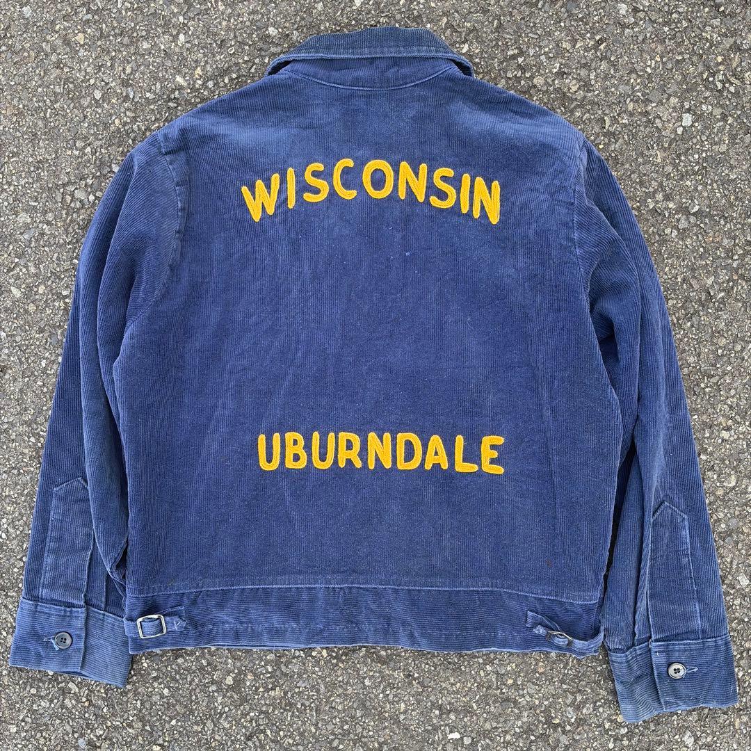 珍品 80s FFA ジャケット ネイビー ワッペンなし