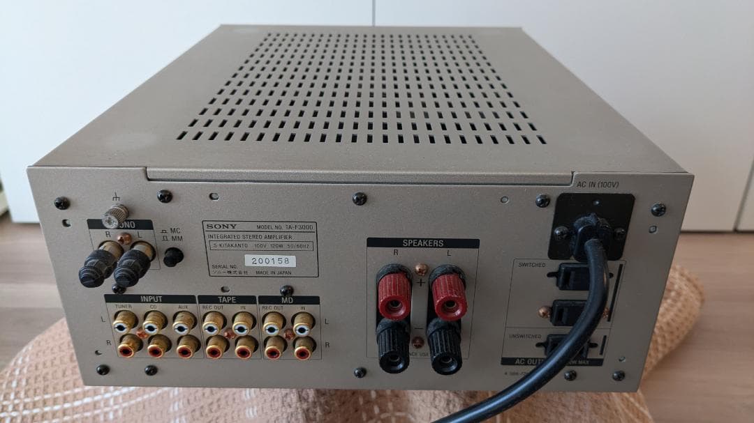 ソニー　プリメインアンプ　TA-F3000