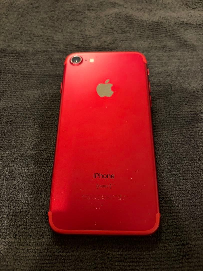 携帯電話本体 iPhone7 128GB RED