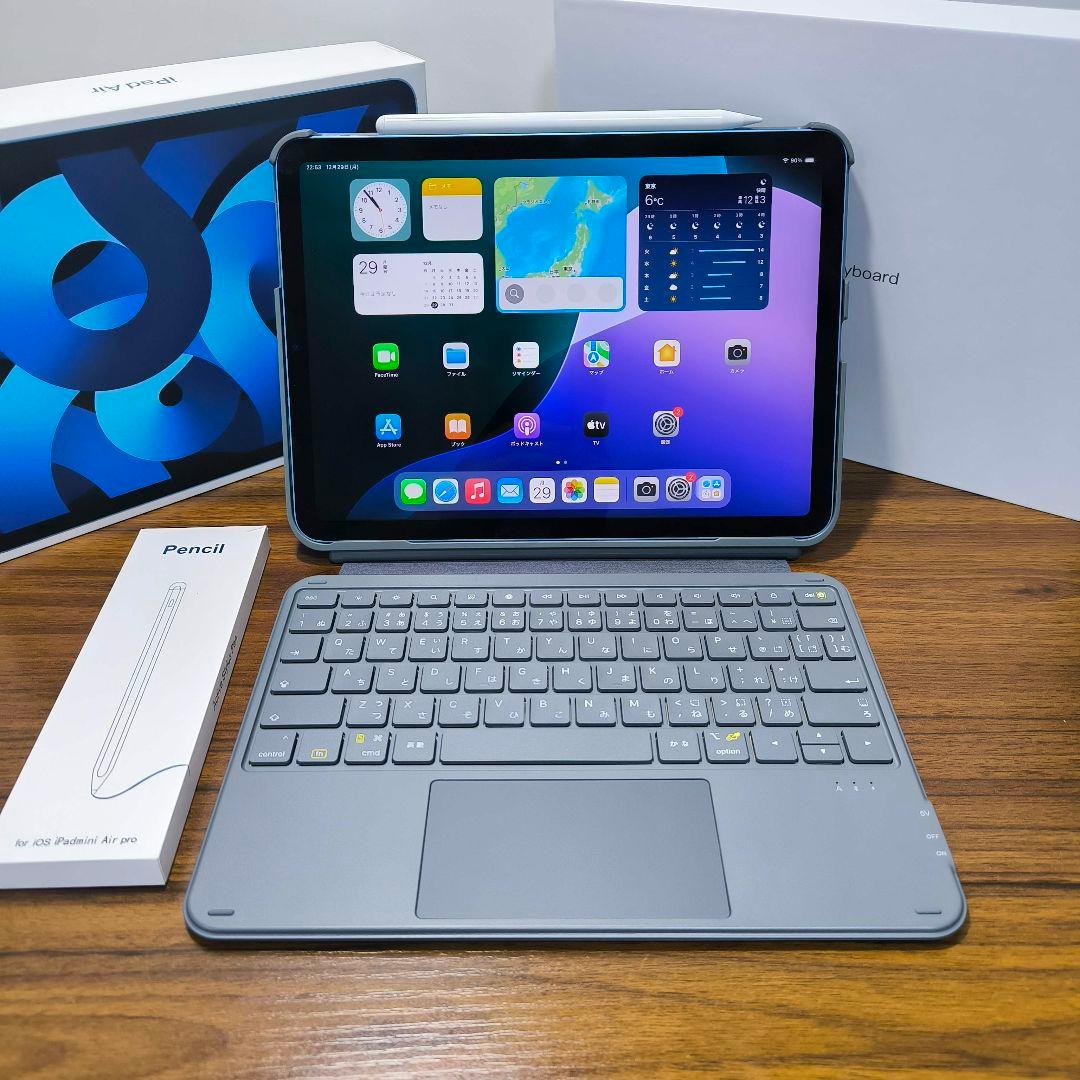 iPad Air 第5世代 Simフリー 64GB Keyboard タッチペン
