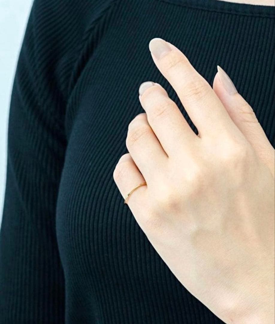 【Jouete】K10YG レイヤーツイストリング