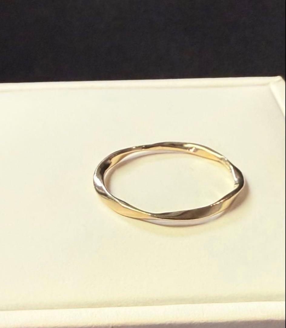 【Jouete】K10YG レイヤーツイストリング