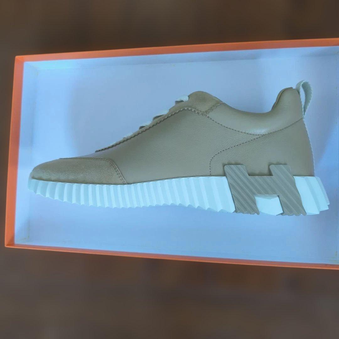 ★★専用品★★ エルメス バウンシング スニーカー 41 ベージュ