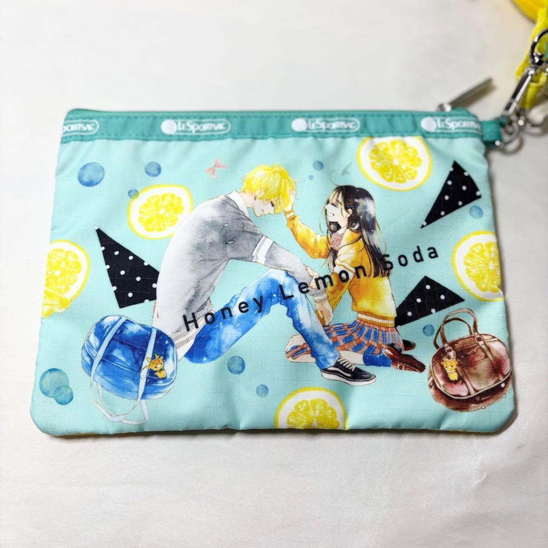 【極美品】　レスポートサック　りぼん70周年　ハニーレモンソーダ　ポーチ　3点