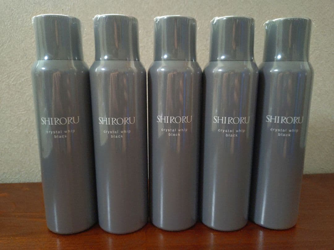SHIRORU クリスタルホイップ ブラック 5本セット