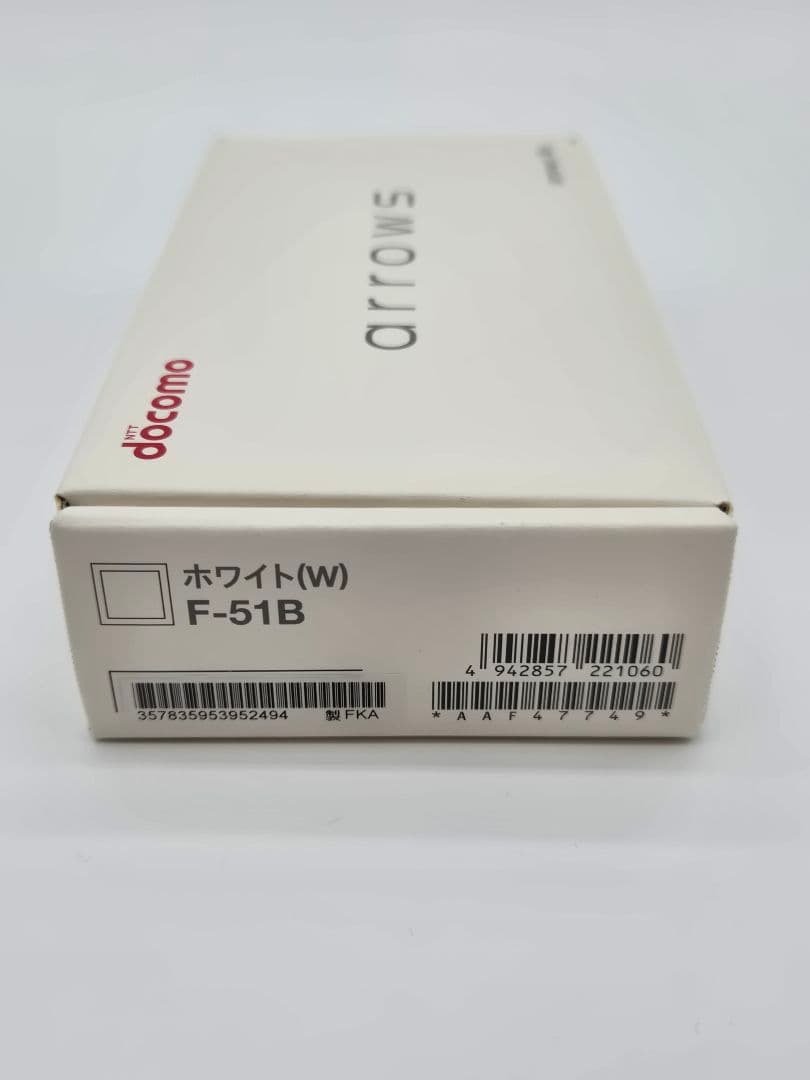 【未使用品】arrows We F-51B　ホワイト