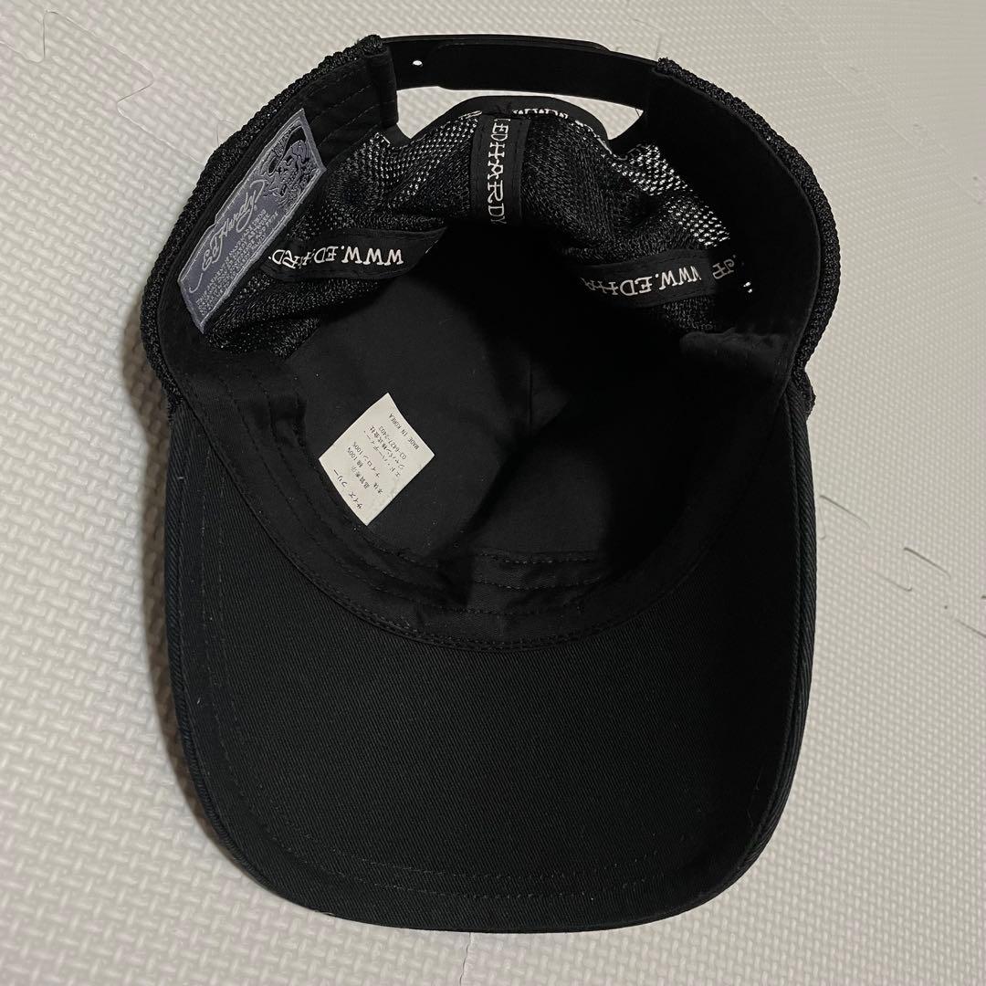 激レア 美品 Y2K エドハーディー ラインストーン キャップ 平成ギャル 刺繍