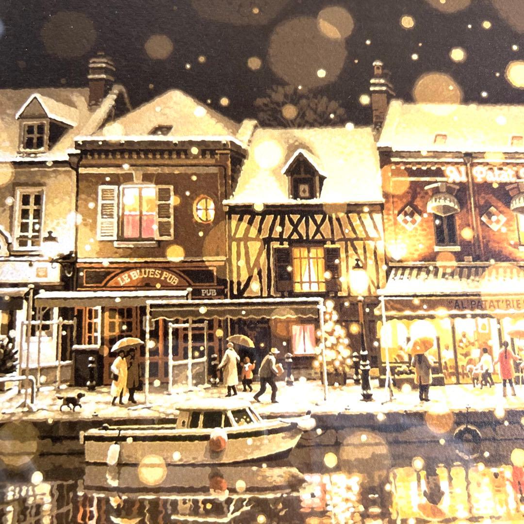 【美品】笹倉鉄平 「サン・ルーに降る雪」 公式 ポスター