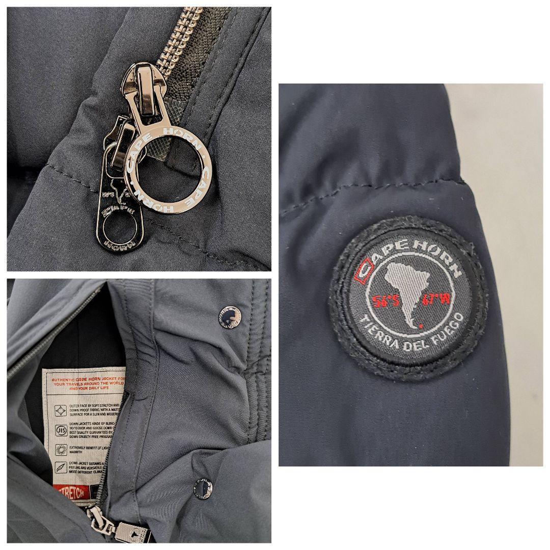 美品★ケープホーン 人気 SANTACRUZ サンタクルス ダウンコート 42