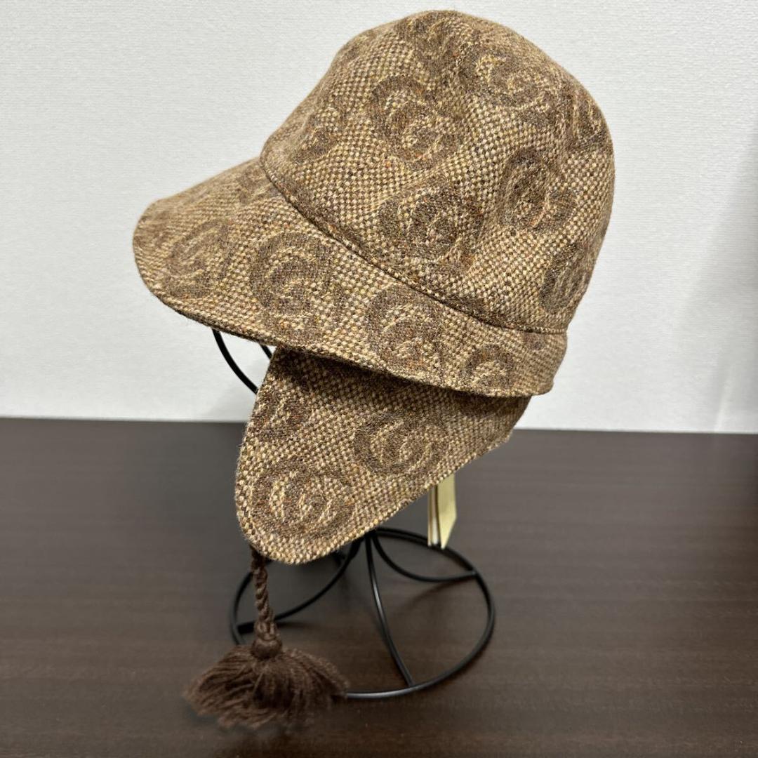 グッチ ジャンボGG イヤーフラップ ハット size S(52)帽子