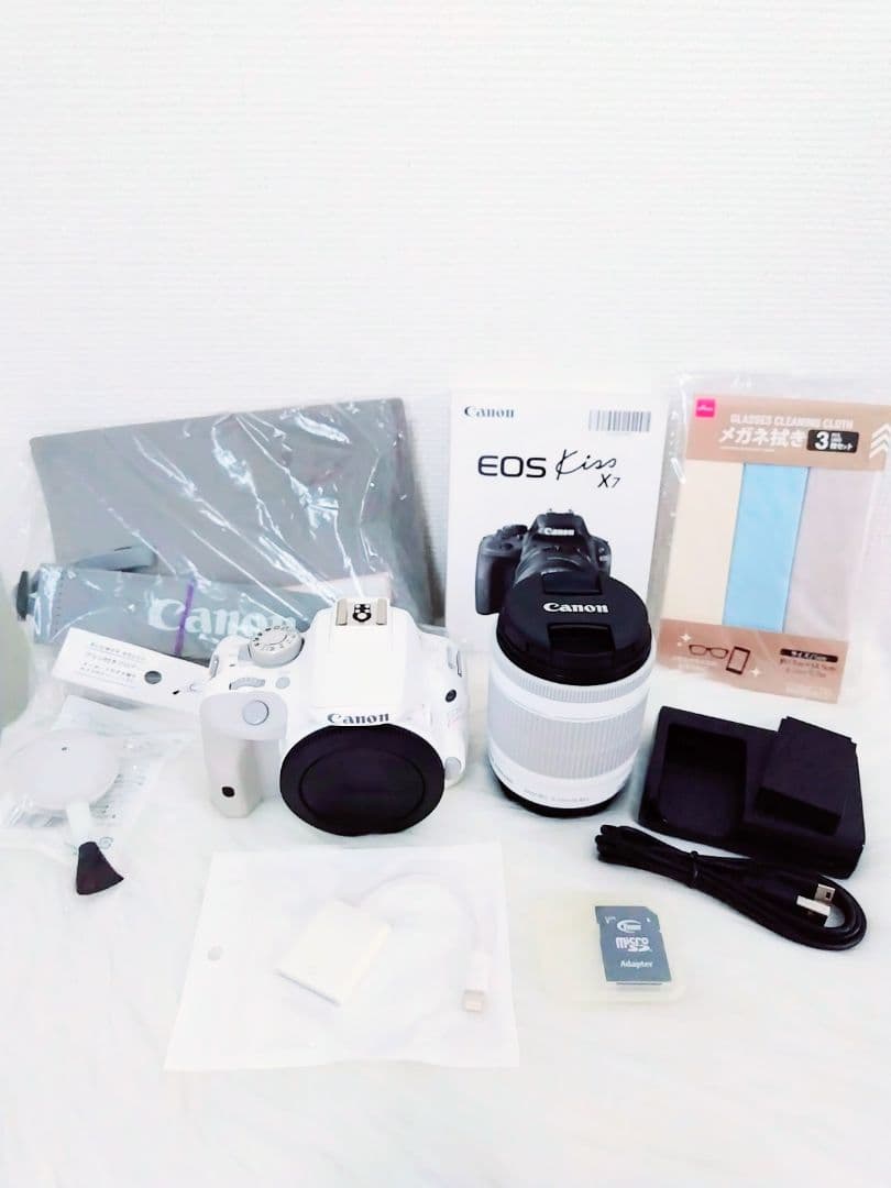 【美品】Canon kiss x7❤ホワイト❤一眼レフ