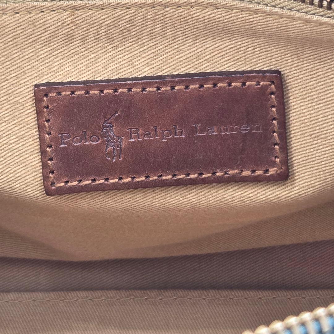 【極美品】ポロラルフローレン チェック ボストンバッグ 旅行 ビンテージ ラスト