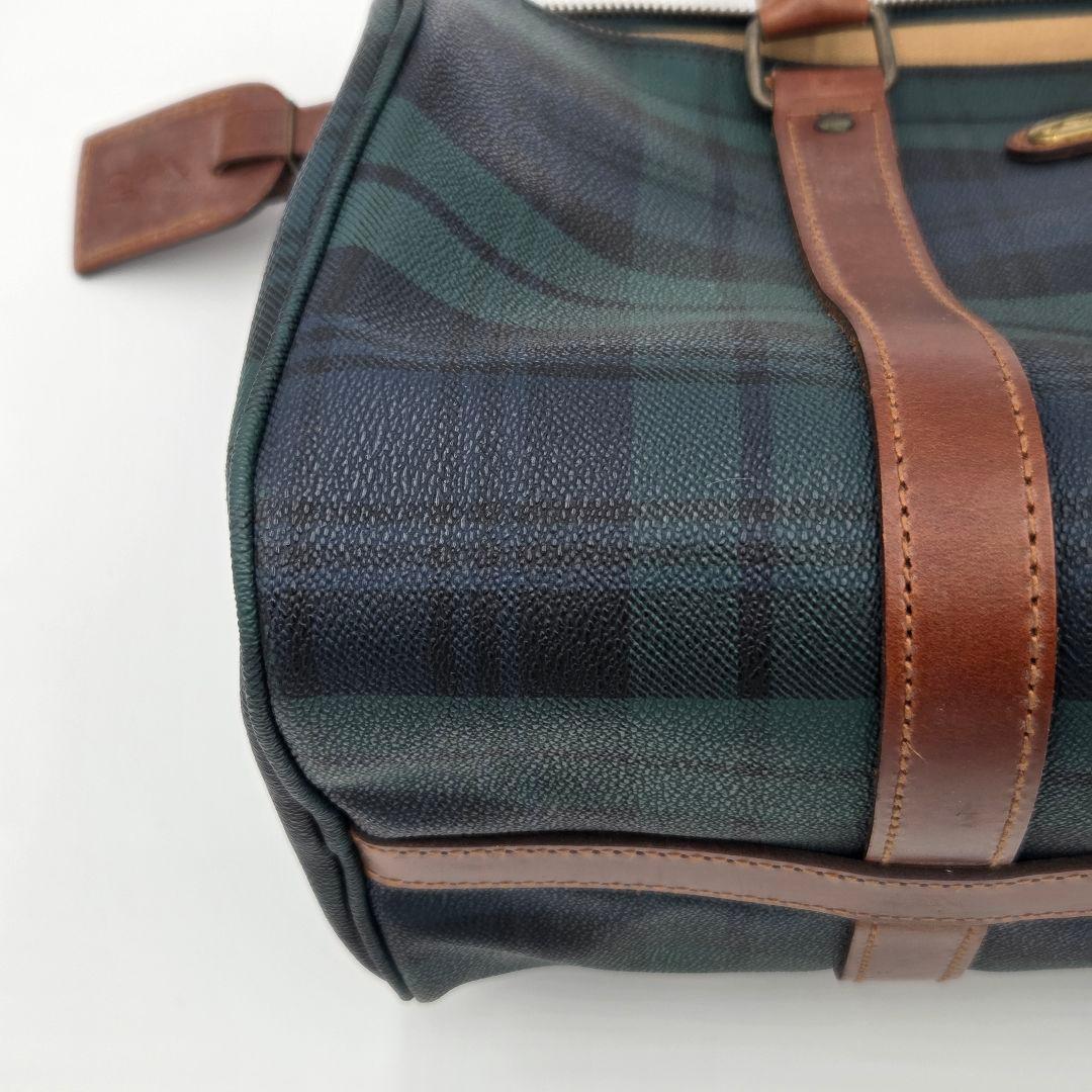 【極美品】ポロラルフローレン チェック ボストンバッグ 旅行 ビンテージ ラスト