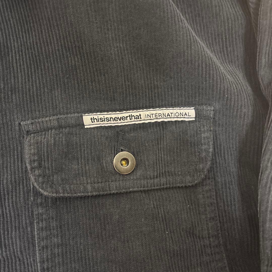 thisisneverthat ネバザ　コーデュロイジャケット