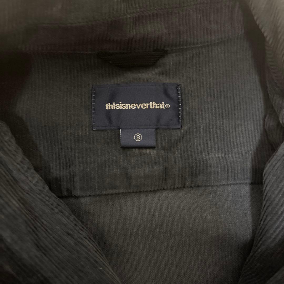 thisisneverthat ネバザ　コーデュロイジャケット