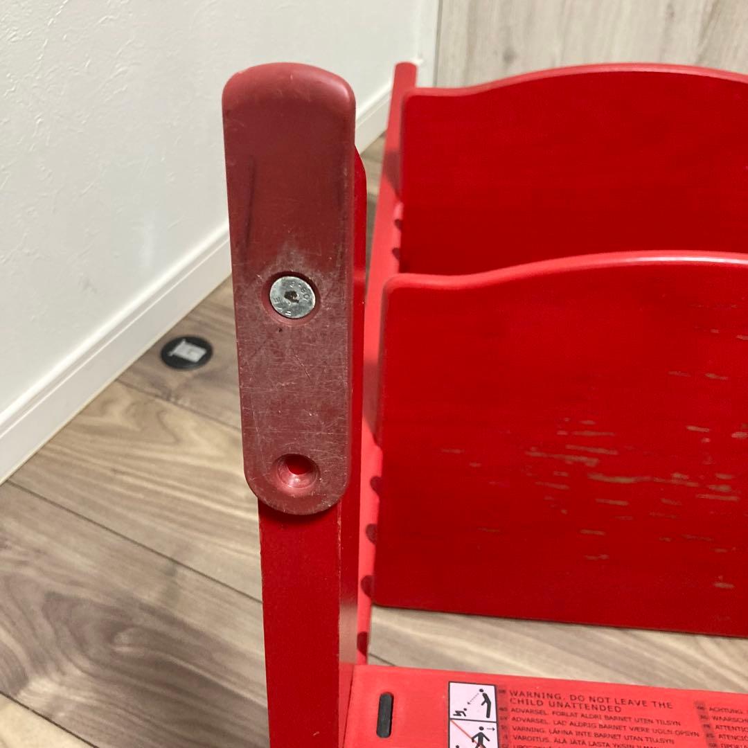 ストッケ　トリップトラップ　ベビーチェア　レッド　シリアルナンバー3