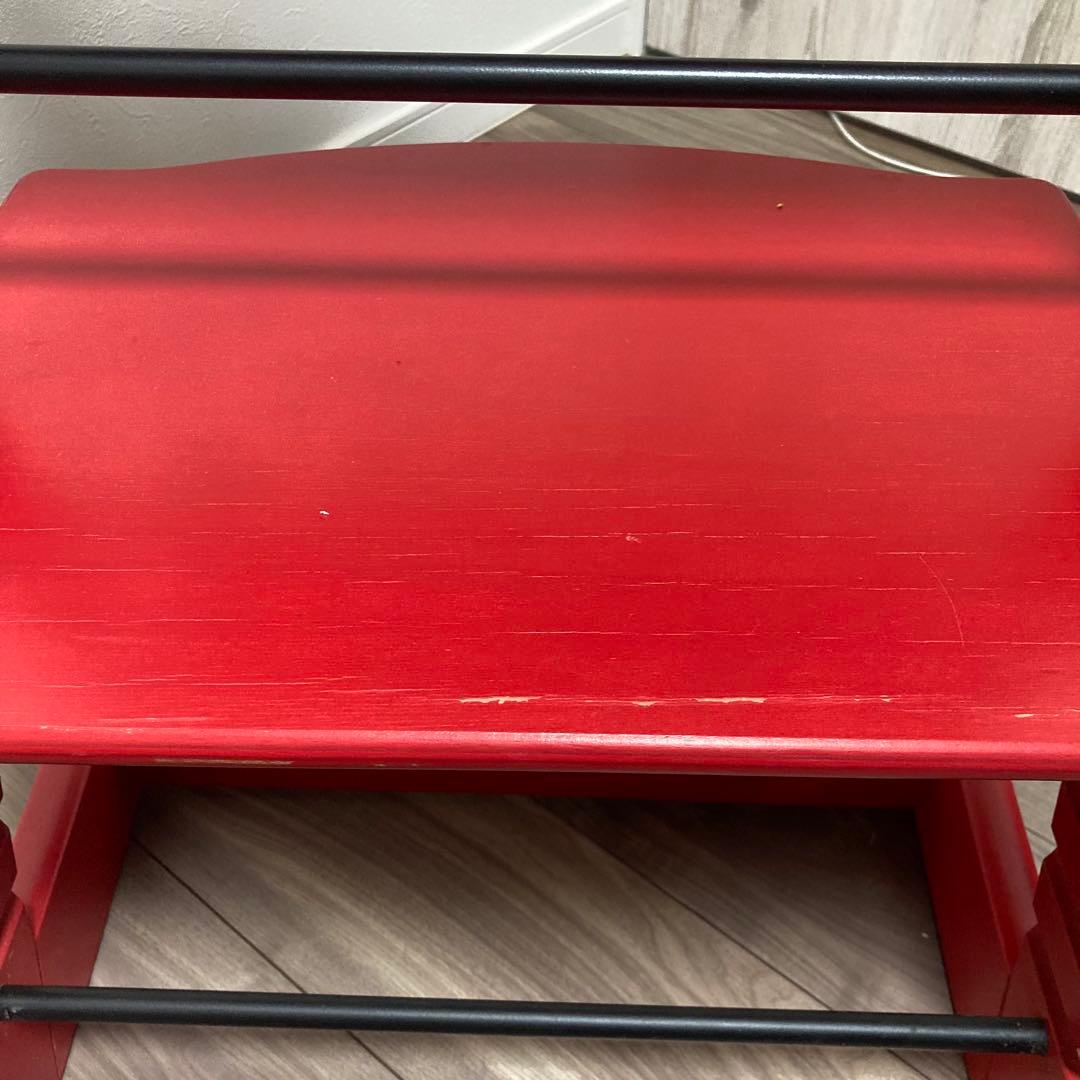 ストッケ　トリップトラップ　ベビーチェア　レッド　シリアルナンバー3