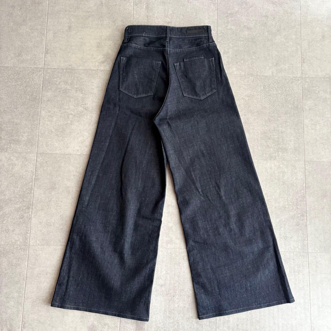 極美品✨近年 YANUK ワイドフレアデニム ワンウォッシュ OWI 23