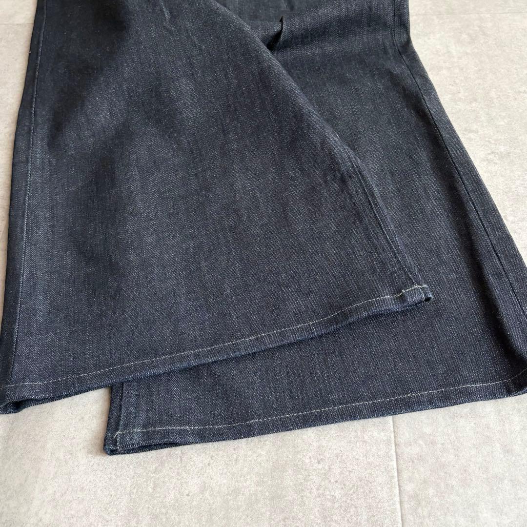 極美品✨近年 YANUK ワイドフレアデニム ワンウォッシュ OWI 23