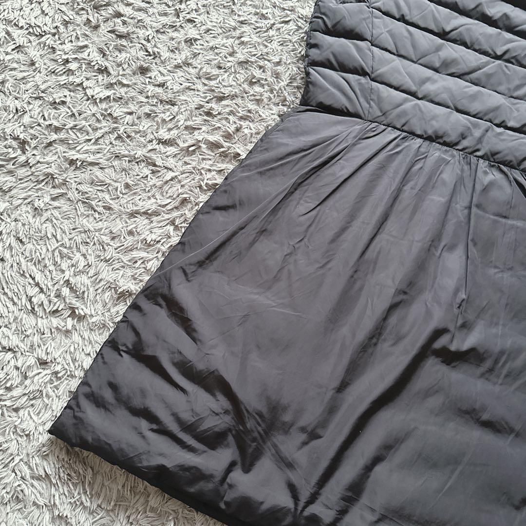 Max&Co ダウンベスト　ロングベスト　ブラック　38 羽織り　防寒　ジップ