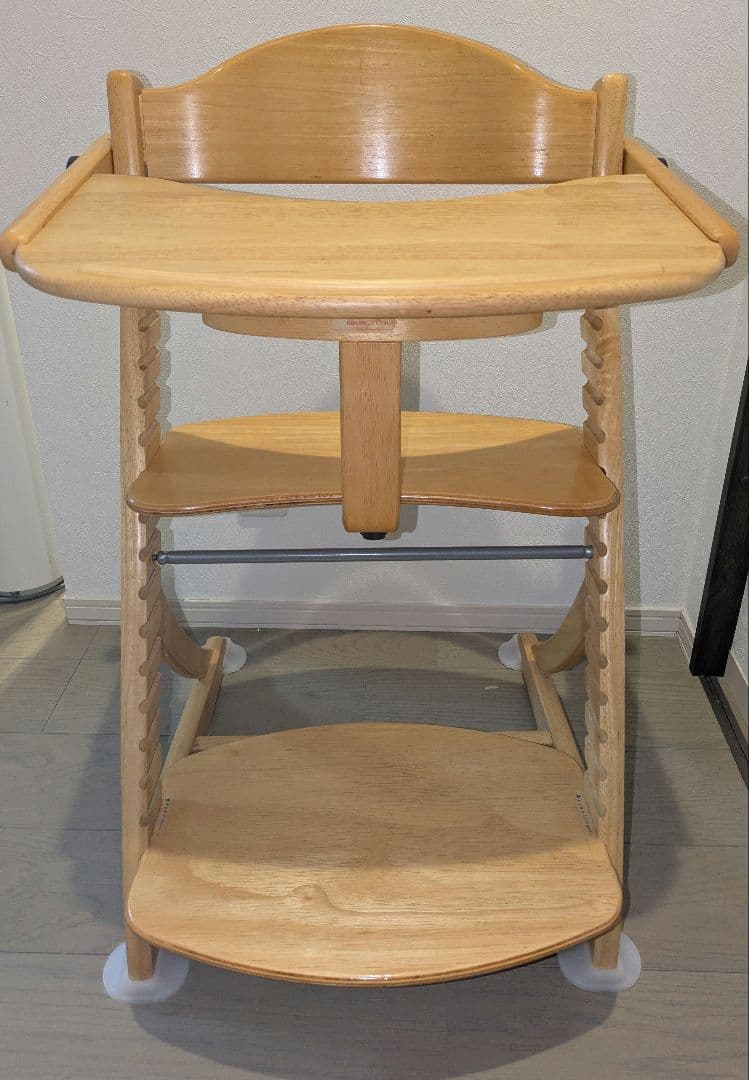 大和屋 すくすくチェア イーエヌ テーブル＆ガード付き ハイチェア 学習イス