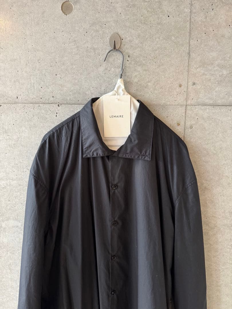 LEMAIRE ルメール HIGH COLLAR SHIRT ブラック 46