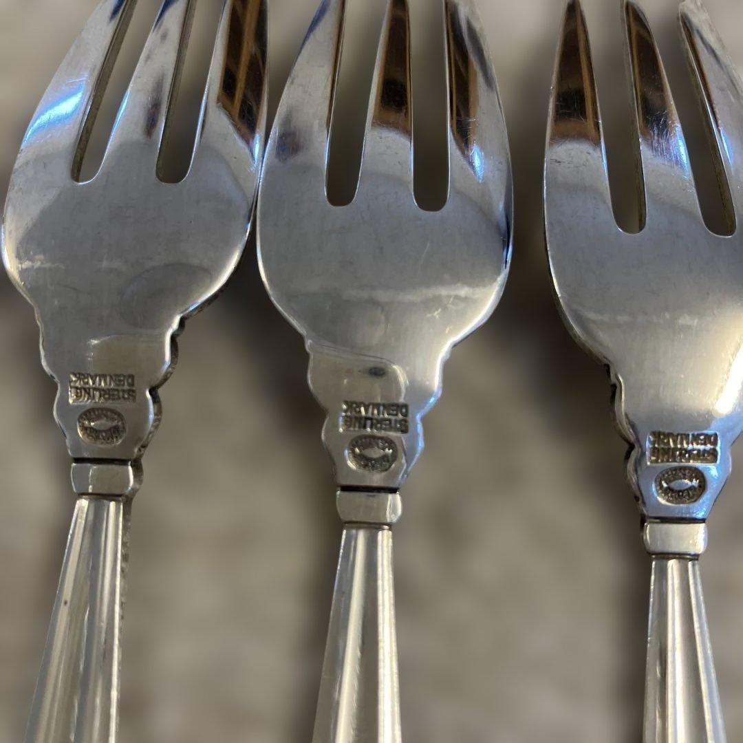 ジョージジェンセン　ケーキ用フォーク14cm 6本