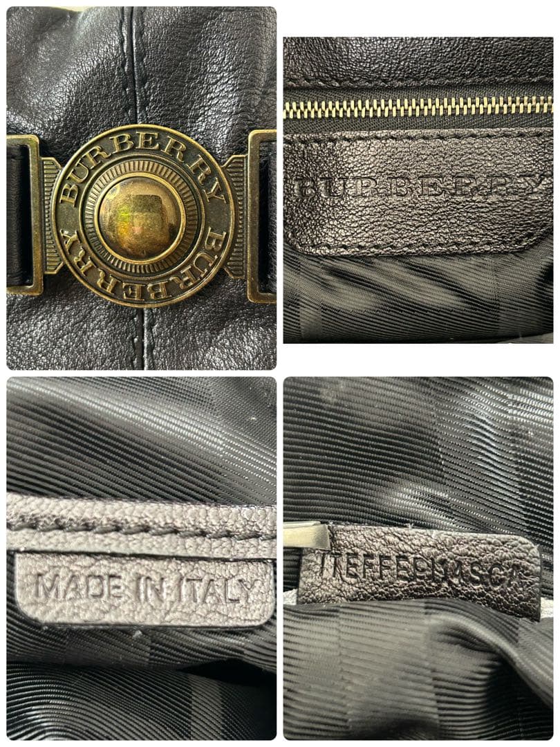 バッグ BURBERRY vintage totebag leather emblem