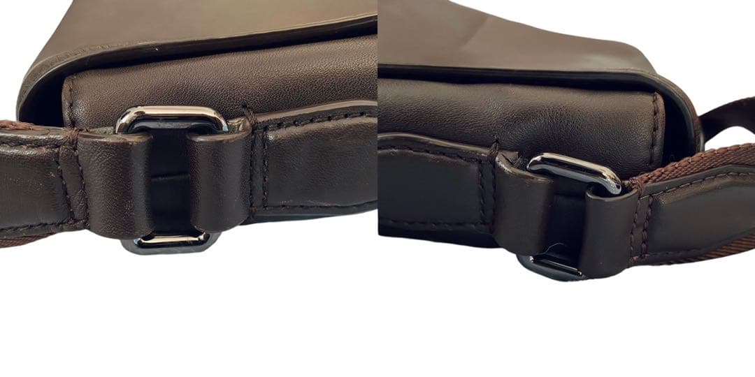 HUGO BOSS ヒューゴボス 美品 レザー メッセンジャーバッグ A4収納