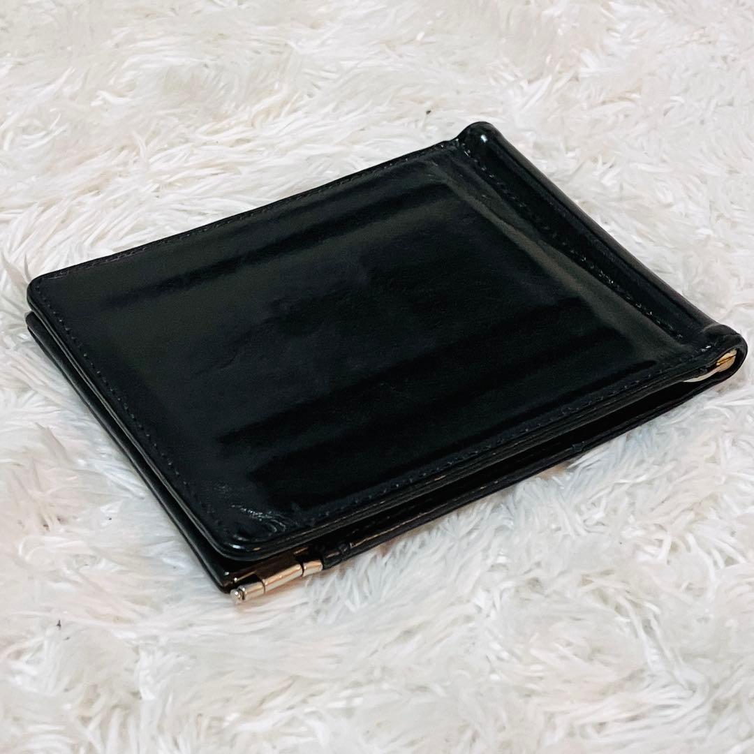 meanwhile コードバン マネークリップ 財布 ブラック 黒