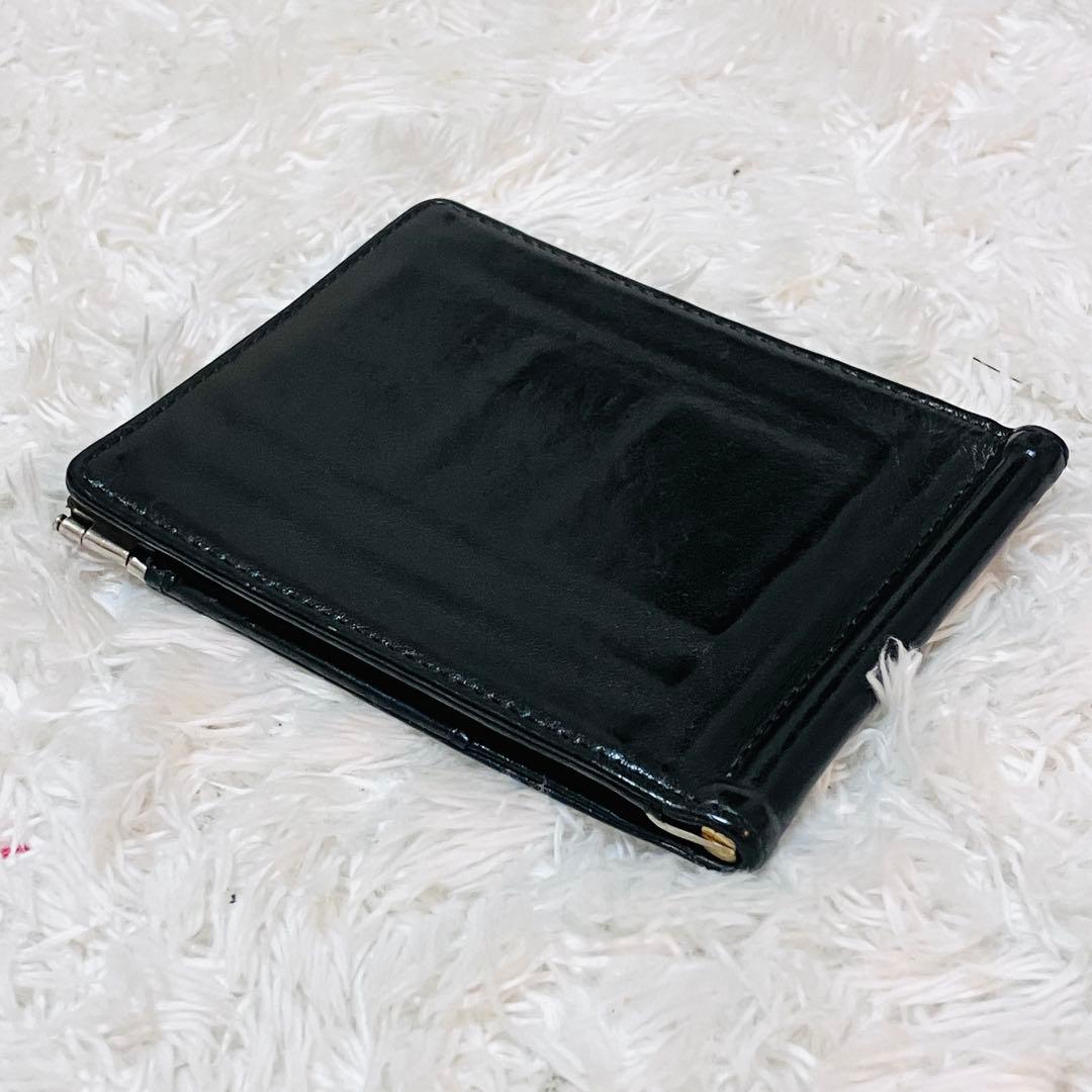 meanwhile コードバン マネークリップ 財布 ブラック 黒