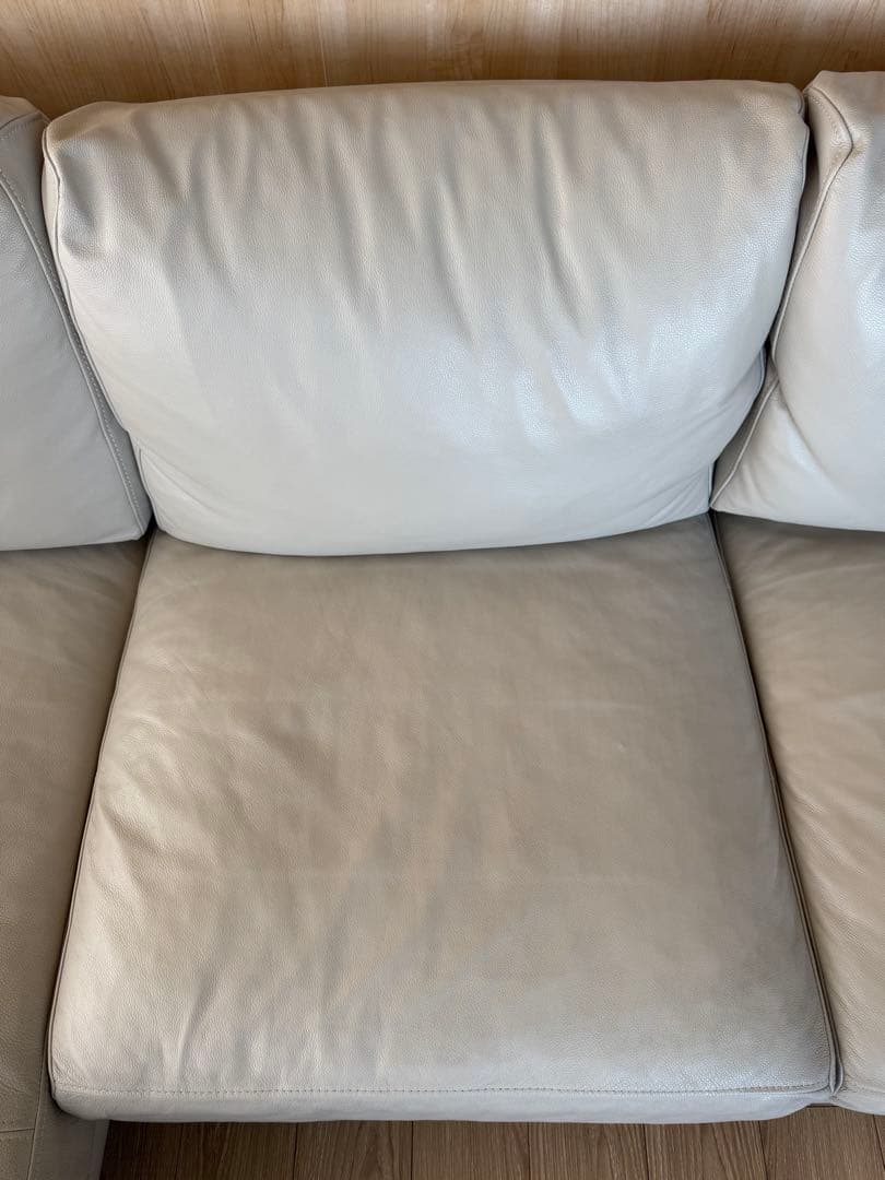 【rbn】 （1/2） アクタス ACTUS L字型ソファ レザー