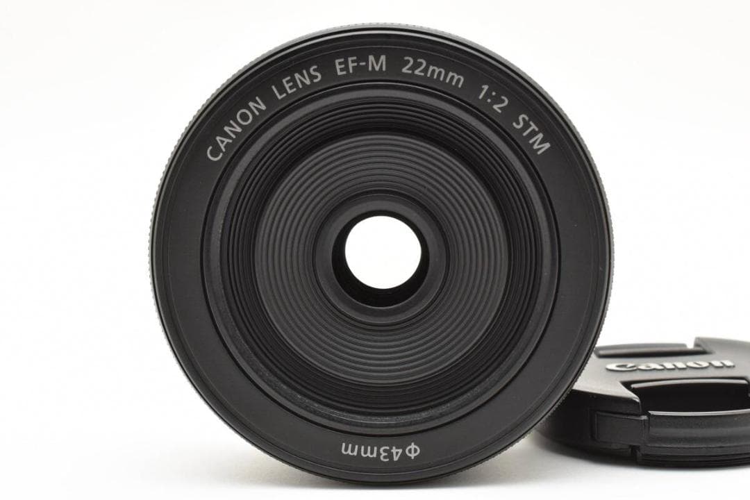 [美品]CANON EF-M 22mm F2 STM パンケーキレンズ