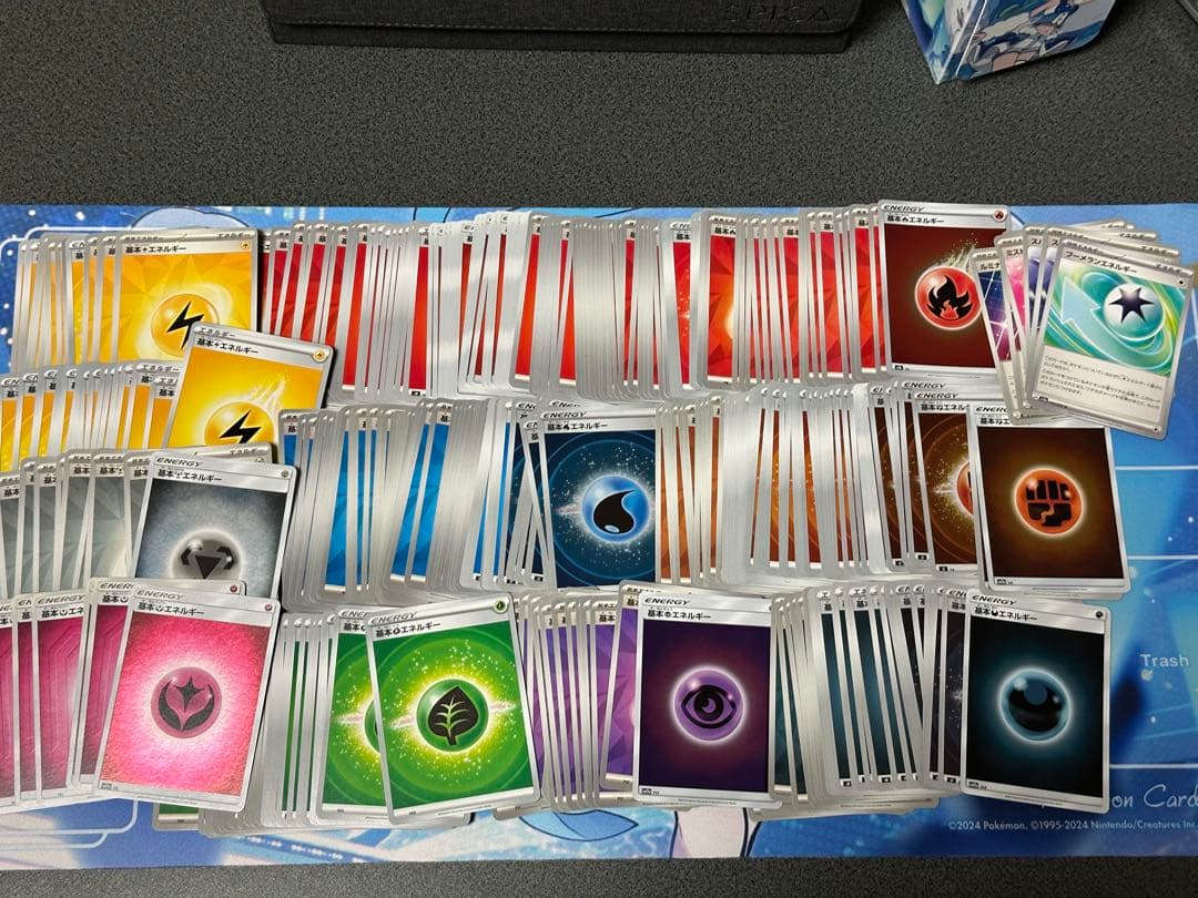 ポケカ引退品 ポケモンカード まとめ売り デッキ シングルカード プレイマット付