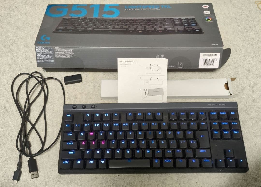 キーボード Logitech G515 LIGHTSPEED TKL