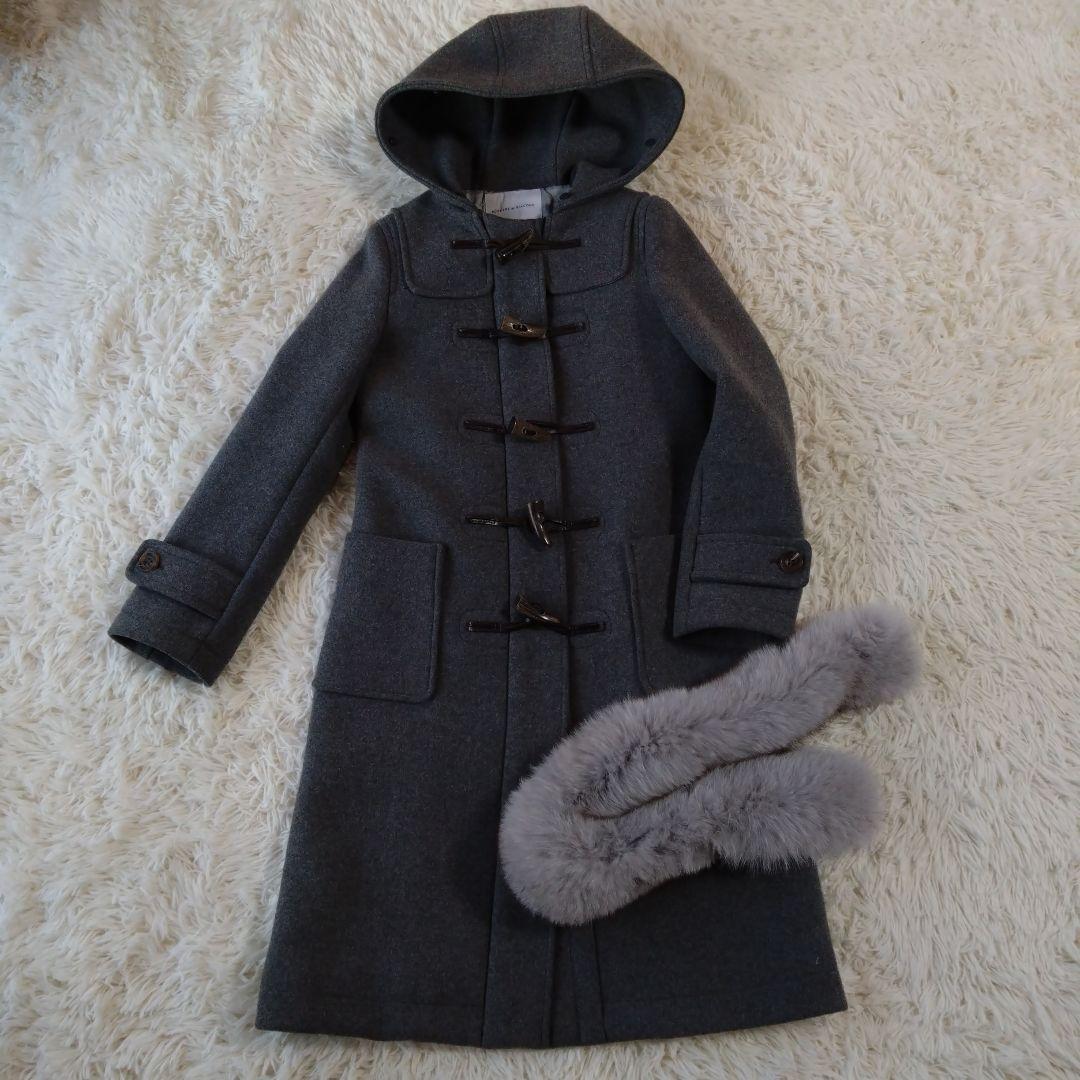 美品✨ボーダーズ アットバルコニー 　　　サガファー フォックス　カシミヤ