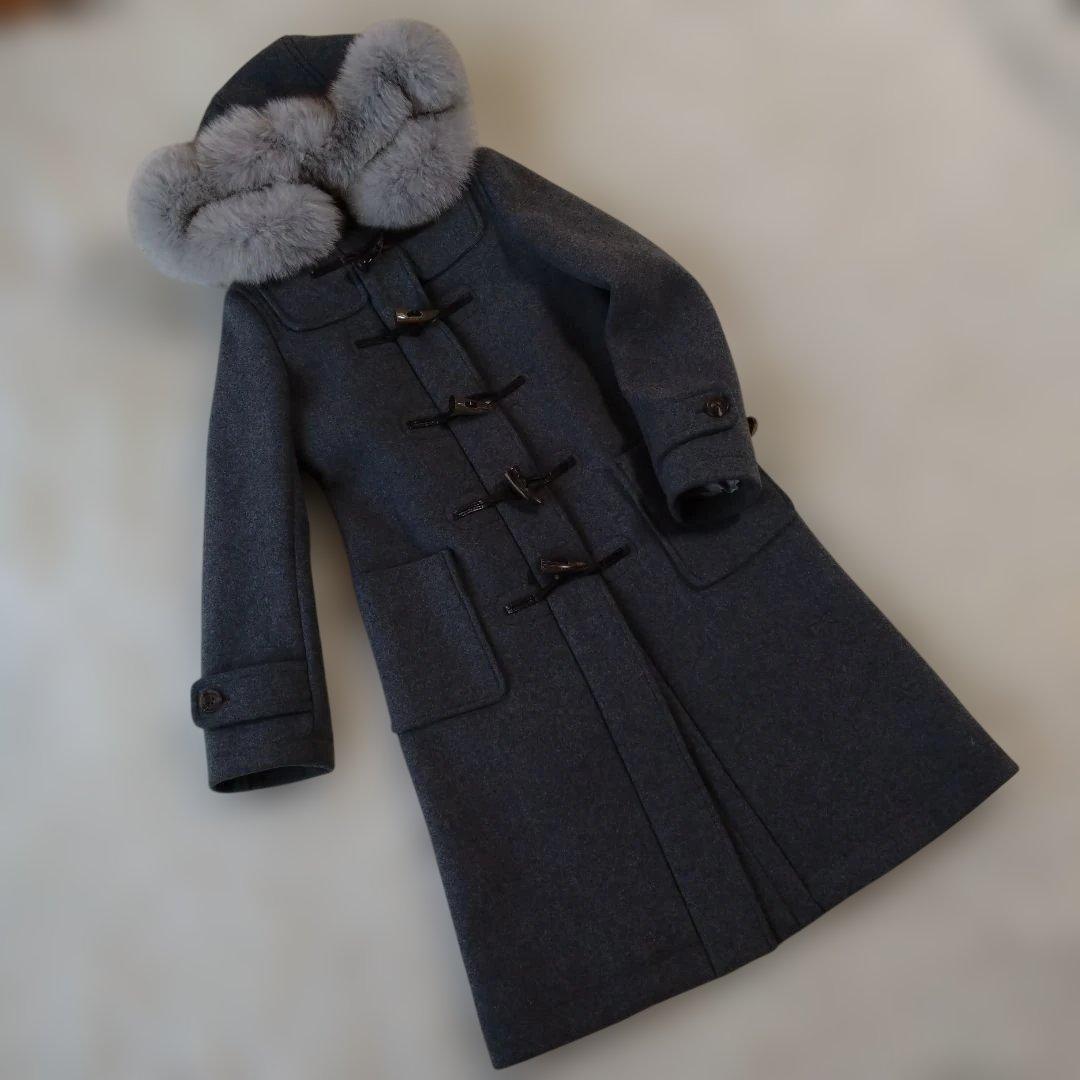 美品✨ボーダーズ アットバルコニー 　　　サガファー フォックス　カシミヤ