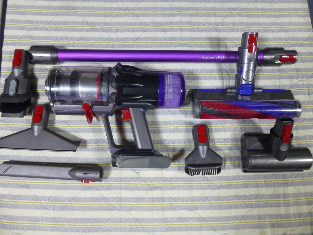 もりそば　ダイソンSV18　充電スタンド付属　並品　エコモード43分