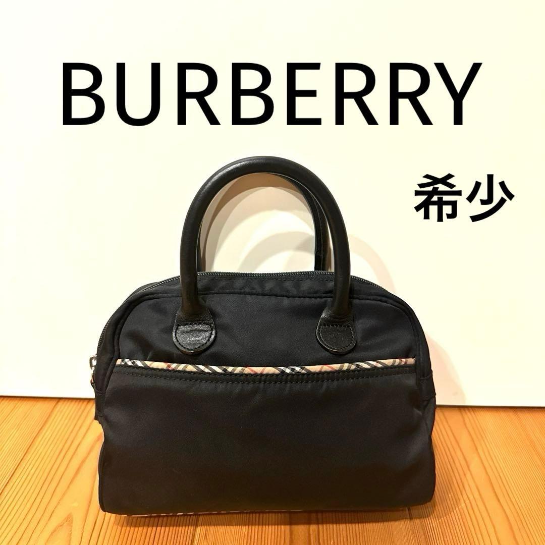 希少!BURBERRY GOLFバーバリー ノバチェック ミニボストン バッグ