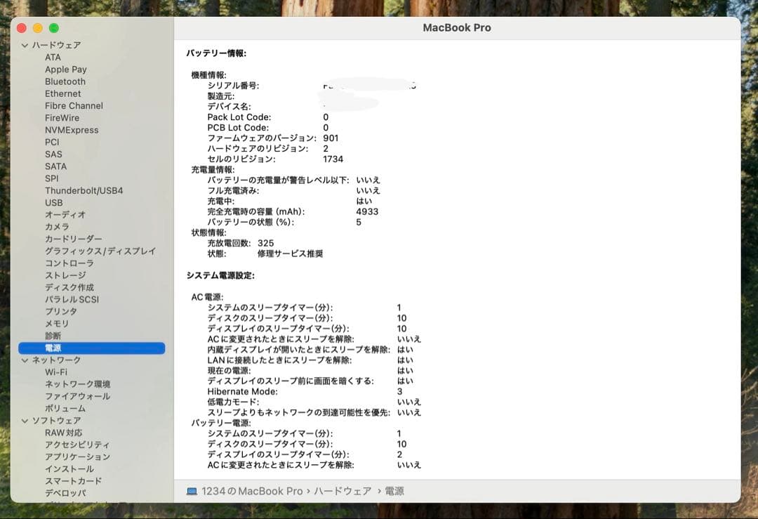 MacBook本体 Apple MacBook Pro 15 2019 i9/32GB/500GB