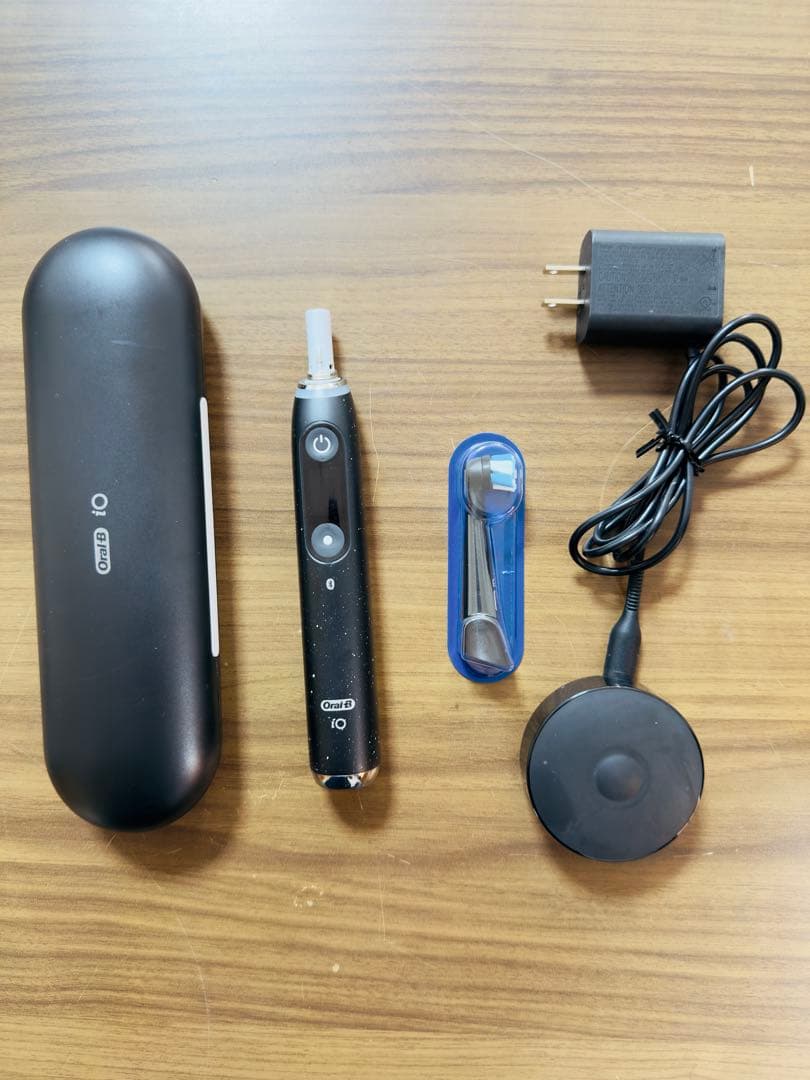 超美品★ブラウン 電動歯ブラシ オーラルB iO10コズミックブラック　新ブラシ