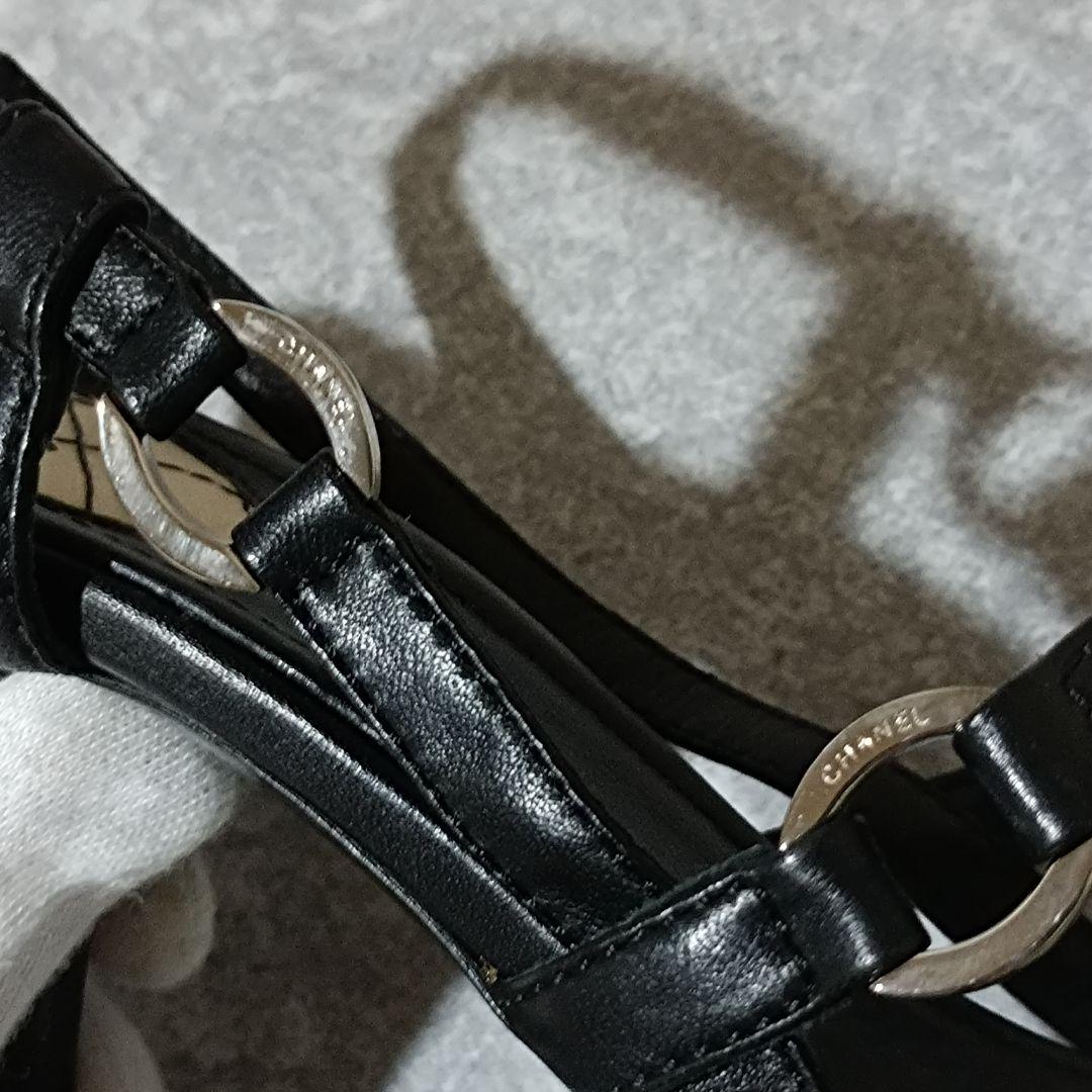 定価約20万【CHANEL シャネル】高級カーフスキン サンダル