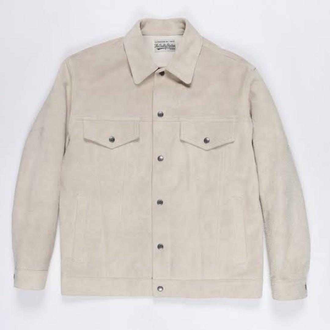 ジャケット・アウター wacko maria SUEDE LEATHER TRUCKERJACKET